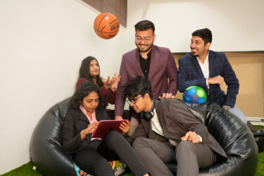 Behind the Scenes, On Campus